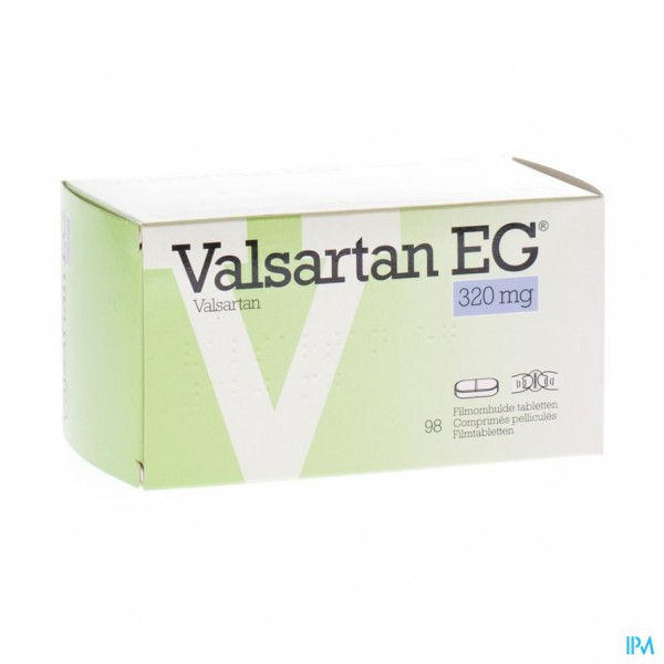 Valsartan EG 320 Mg Filmomh Tabl 98 X 320 Mg Apotheek Maes