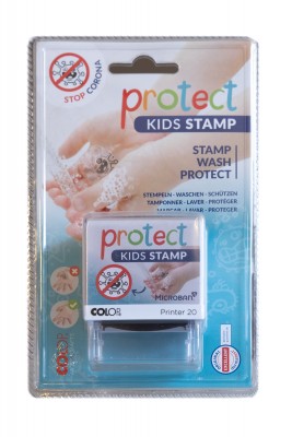 Protect kids stamp 