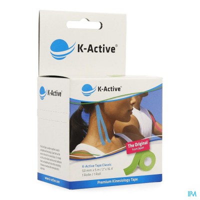 K-Active Tape Green 5,0cm x 5m