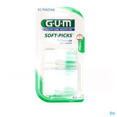 GUM SOFTPICKS PLAST-CTC FLUOR ORIGIN. LARGE 40 634