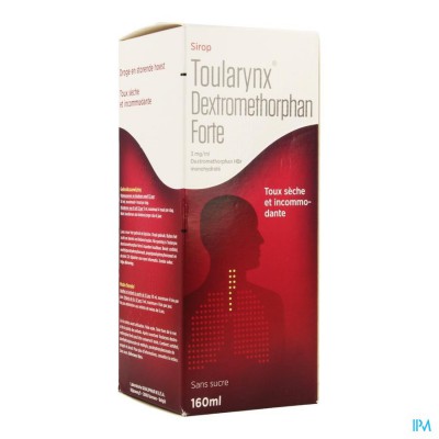 Toularynx Dextromethorphan Forte 3mg/ml Sir. 160ml