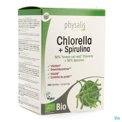Physalis Chlorella + Spirulina Bio Comp 200