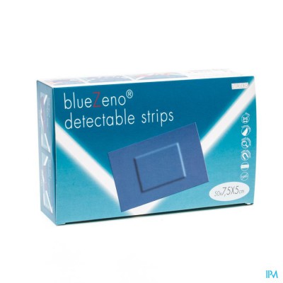 Bluezeno Detectable Strip Blue 7,5x5cm 50