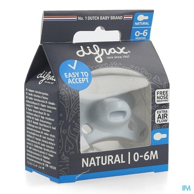 DIFRAX FOPSPEEN NATURAL 0-6M UNI/PURE BLAUW/ICE