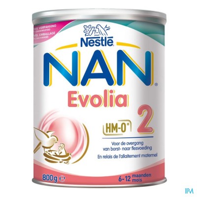 Nestlé NAN Evolia 2 Opvolgmelk Baby 6+ 800g