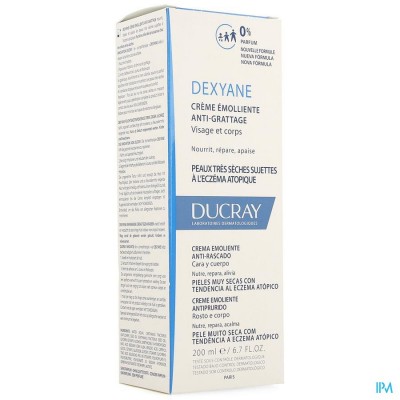 Ducray Dexyane Creme A/krab Verzachtend 200ml Nf