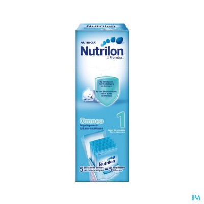 Nutrilon Omneo 1 Zuigelingenmelk constipatie en krampen 0-6 maanden poeder 5x23g