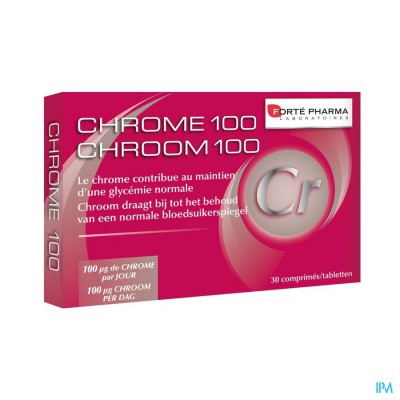 Chroom 100 Forte Pharma Tabl 30