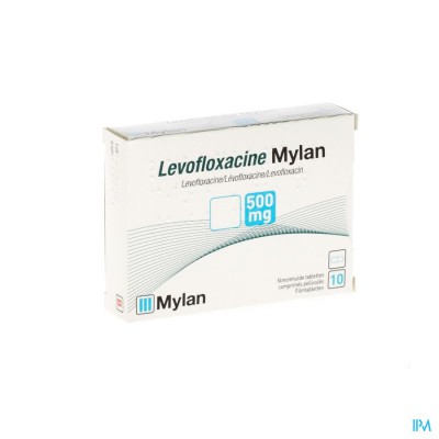 Levofloxacine Viatris 500mg Tabl 10