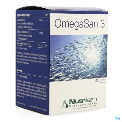 Omegasan 3 Nf 60 Softgels  Nutrisan