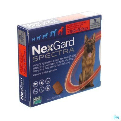 Nexgard Spectra 150mg/30mg Kauwtabl Hond 3