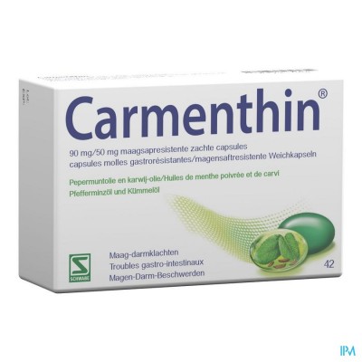 Carmenthin® 42 Maagsapresist. Zachte Capsules 