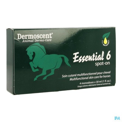 Dermoscent Essential 6 Spot-on Paard Pipet 4x30ml