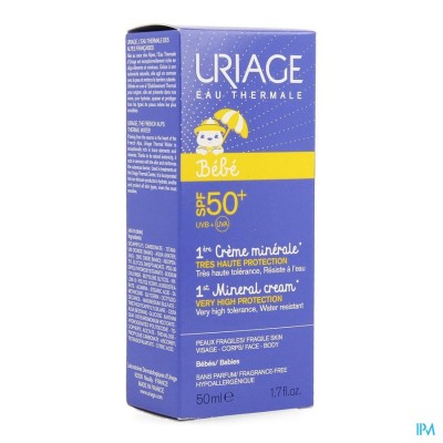 Uriage 1e Creme Mineraal Ip50+ 50ml