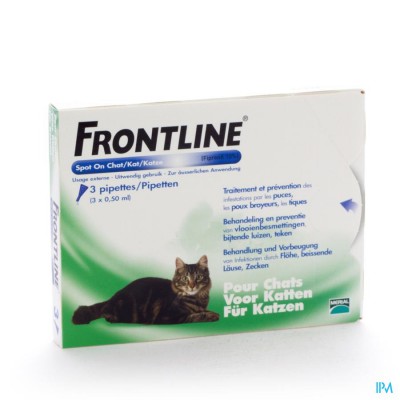 Frontline Spot On Kat Pipet 3x0,50ml
