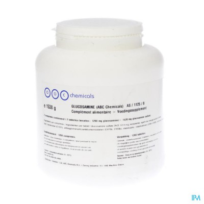 Glucosaminesulfaat 600mg 2kci Comp 1200 Abc