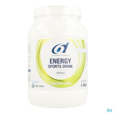 6D SIXD ENERGY SPORTS DRINK LEMON LIME PDR 1,3KG