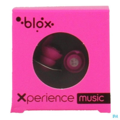Blox Xperience Music Oordoppen Fluo Roze 1 Paar
