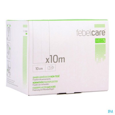 Febelcare Med5 Fixatiepleist. N/woven 10cm 10m 1