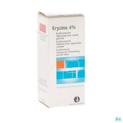 ERYCINE 4 % SOL APPLICATION CUTANEE 100 ML