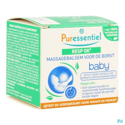Puressentiel Ademhaling Massagebalsem Baby 30ml