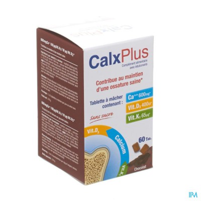 CALX-PLUS CHOCOLADE TABL 60