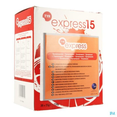 Tyr Express 15 N/aromatise 30x25g