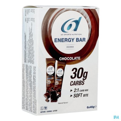 6d Energy Bar Chocolate 6x46g