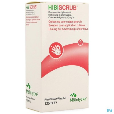 Hibiscrub 40mg/ml Opl Cutaan Gebruik 125ml
