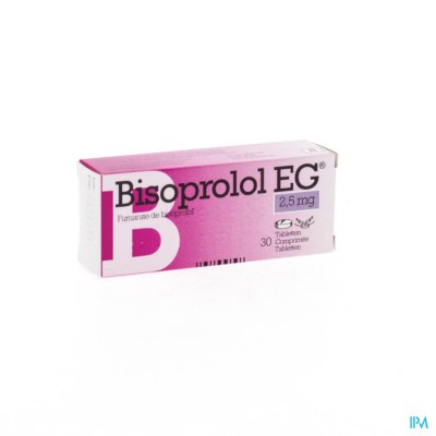 Bisoprolol Eg Comp 30 X 2,5mg