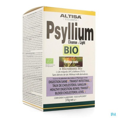 Altisa Cleanse&light Psyllium Probiotica Bio 370g