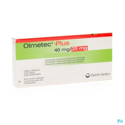 Olmetec Plus 40mg/25mg Comp Pell 28