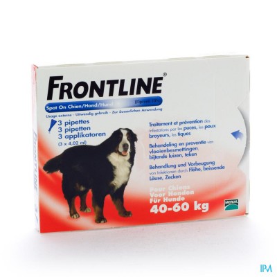 Frontline Spot On Hond 40-60kg Pipet 3x4,02ml