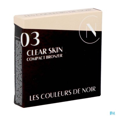 COULEURS DE NOIR CLEAR SKIN COMP. BRONZER 03 BR.