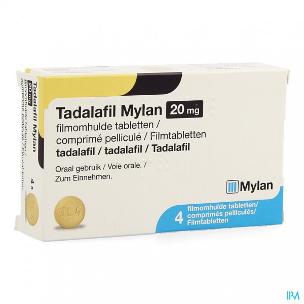 Tadalafilo mylan 20 mg