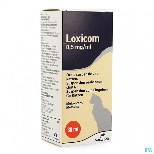 fælde ting betale Loxicom 0,5mg/ml Orale Suspensie Kat Fl 30ml | Apotheek Maes