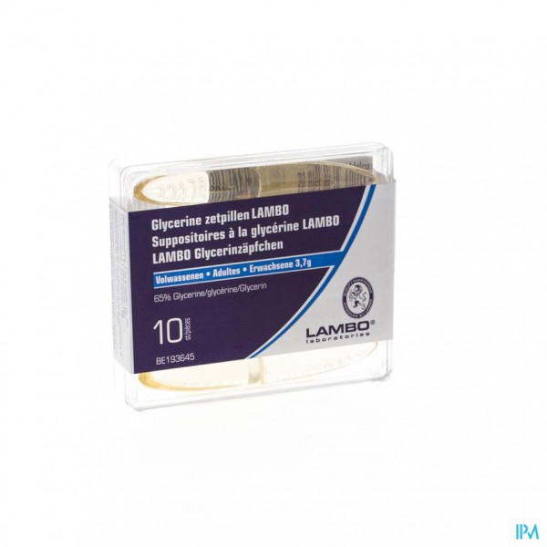 GLYCERINE LAMBO SUPPO KEGELVORM AD 10