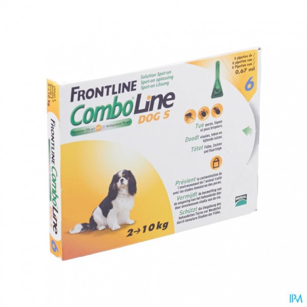 FRONTLINE COMBO LINE DOG S 2-10KG 6X0,67ML