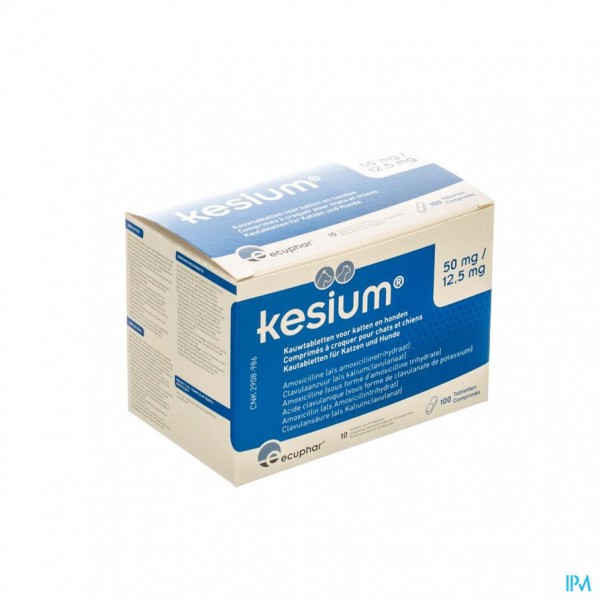 Kesium 50/12,5mg Kauwtabl Kat 100 | Apotheek Maes