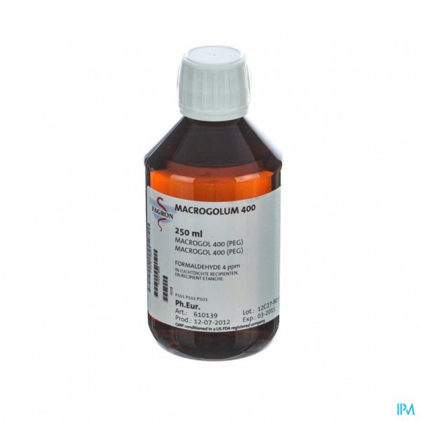 Macrogol 400 Peg 250ml Fag Apotheek Maes