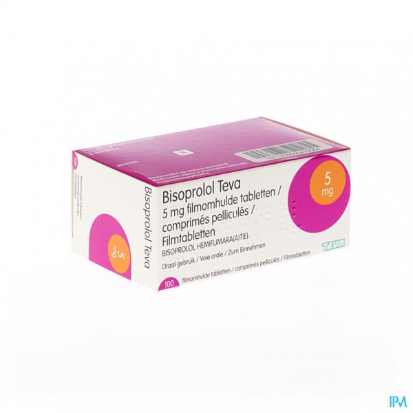 fiction On the head of Counsel Bisoprolol Teva 5mg Tabl 100 | Apotheek Maes